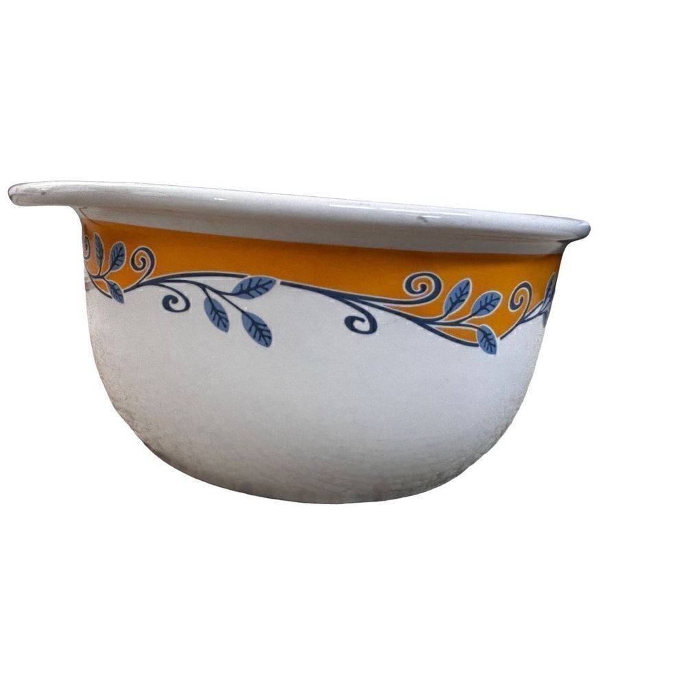 Corelle Corning floral  stone ware  1 1/2 quarts  mixing bowl
